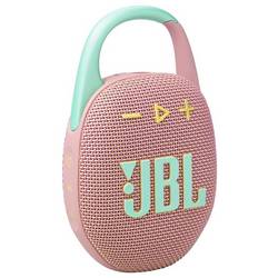 JBL Clip 5 Bluetooth® reproduktor přenosné, prachotěsný, vodotěsný mátová, růžová