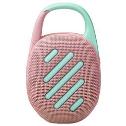 JBL Clip 5 Bluetooth® reproduktor přenosné, prachotěsný, vodotěsný mátová, růžová