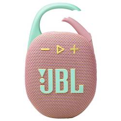 JBL Clip 5 Bluetooth® reproduktor přenosné, prachotěsný, vodotěsný mátová, růžová