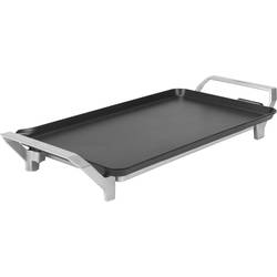 Princess Table Chef Premium XL elektrický gril, stolní gril Teppan Yaki, stříbrná (matná), černá