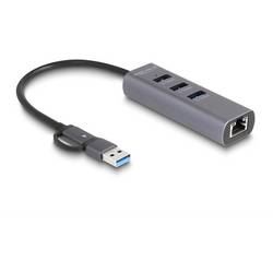 Delock USB hub 64282 Vhodné pro značky (dokovací stanice pro notebook): univerzální