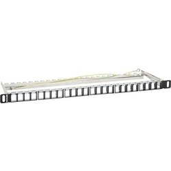 Intellinet 24-Port Patchpanel geschirmt und unbestückt 0,5 HE schwarz für Keystone-Jacks patch panel 483 mm (19) nevybavený specifikací 0.5 U černá neosazený