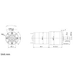 TRU COMPONENTS stejnosměrný elektromotor převodový TC-NPG120605, TC-13609496, 12 V/DC, 1.0 A, 0.294 Nm, 92 ot./min, hriadeľ 6 mm, 1 ks