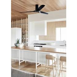 Lucci AIR Londo stropní ventilátor 35 W (Ø x v) 132 cm x 24 cm černá s dálkovým ovládáním