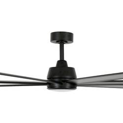 Lucci AIR Atlanta II stropní ventilátor 55 W (Ø x v) 183 cm x 35 cm černá s dálkovým ovládáním