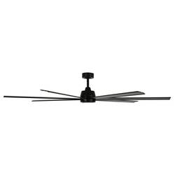 Lucci AIR Atlanta II stropní ventilátor 55 W (Ø x v) 183 cm x 35 cm černá s dálkovým ovládáním