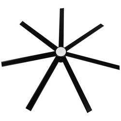 Lucci AIR Atlanta II stropní ventilátor 55 W (Ø x v) 183 cm x 35 cm černá s dálkovým ovládáním