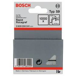 Sponky do sponkovačky z tenkého drátu, typ 59 - 10,6 x 0,72 x 10 mm 1000 ks Bosch Accessories 2609200241 Rozměry (d x š) 10 mm x 10.6 mm