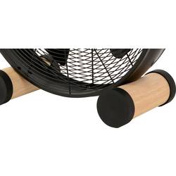 Lucci AIR Breeze podlahový ventilátor 60 W (Ø x v) 40 cm x 460 mm černá, dřevo vhodný i pro zimní provoz