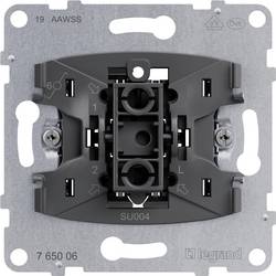 Legrand 1 ks vestavný přepínač, Pod omítku Seano kov, černá 765006 1 ks