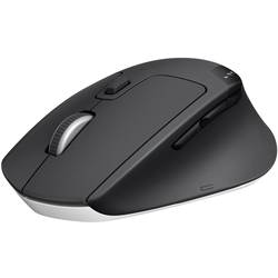 Logitech M720 Triathlon optická myš, přenos Bluetooth®, bezdrátový, 8 tlačítko, 1000 dpi, černá