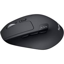 Logitech M720 Triathlon optická myš, přenos Bluetooth®, bezdrátový, 8 tlačítko, 1000 dpi, černá