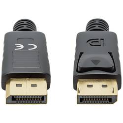 Manhattan DisplayPort kabel Konektor DisplayPort, Konektor DisplayPort 2.00 m černá 355575 třížilový stíněný, PVC plášť, pozlacené kontakty Kabel DisplayPort