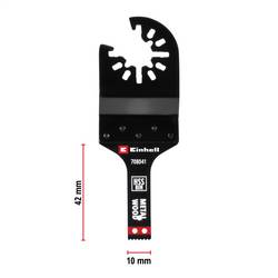Einhell 708041 Tauchsägeblatt BIM Met, 10mm bimetalový sada multifunkčního nářadí 10 mm 1 ks