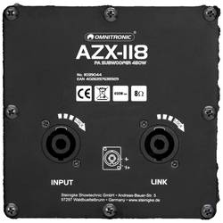 Omnitronic AZX-118 pasivní PA subwoofer 46 cm 18 palec 450 W 1 ks