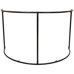 Omnitronic Mobile DJ Screen Curved Skládací maskování kov, látka