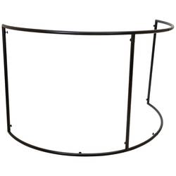 Omnitronic Mobile DJ Screen Curved Skládací maskování kov, látka