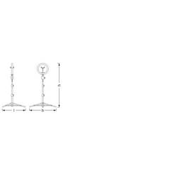 OSRAM HOMELIGHTING Linear LED Mobile Ring Tripod 4099854497636 LED kruhové světlo 6.00 W černá