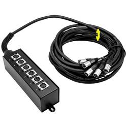 Omnitronic MUS-610 stagebox 10 m počet vstupů:6 x Počet výstupů:6 x