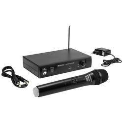 ruční řečnický mikrofon Omnitronic VHF-101 Druh přenosu:bezdrátový spínač