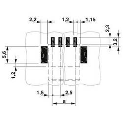 Phoenix Contact konektor do DPS 3, rozteč 2.5 mm, 1815206, 500 ks #####Tape and Reel