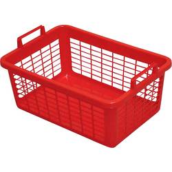 Hranatý sušák na prádlo 80 l, 80 cm, červená