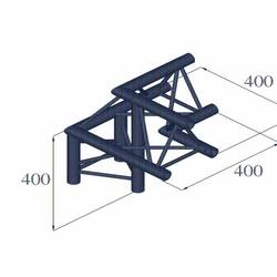 Alutruss DECOLOCK DQ3-PAL31 3bodová rampa rohové vázání na 3 směry 90 °