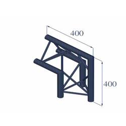 Alutruss DECOLOCK DQ3-PAC24 3bodová rampa roh 90 °