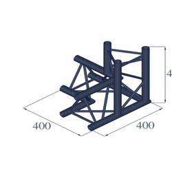Alutruss DECOLOCK DQ3-PAL34 3bodová rampa rohové vázání na 3 směry 90 °
