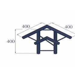 Alutruss DECOLOCK DQ2-PAL31H 2bodová rampa rohové vázání na 3 směry 90 °