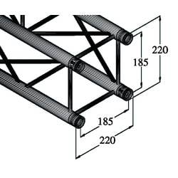 Alutruss DECOLOCK DQ4-500 4bodová rampa 50 cm