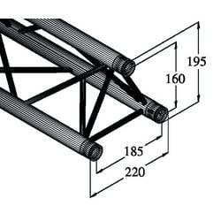 Alutruss DECOLOCK DQ3-3000 3bodová rampa 300 cm