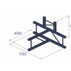 Alutruss DECOLOCK DQ2-PAT42V 2bodová rampa rohové vázání na 4 směry 90 °