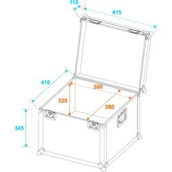 Roadinger Universal-Transport-Case 30126708 case (kufr) (d x š x v) 435 x 435 x 460 mm