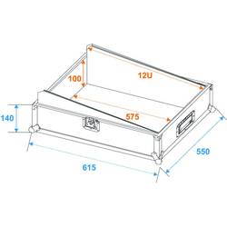 Roadinger Roadinger Mixer-Case 30111561 case (kufr) (d x š x v) 260 x 570 x 490 mm