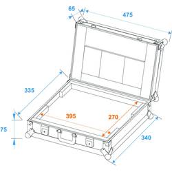 Roadinger Roadinger Laptopcase LC-17 30126012 case (kufr) (d x š x v) 150 x 495 x 385 mm