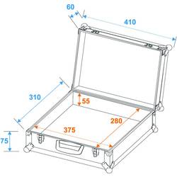 Roadinger 30109900 30109900 pouzdro na mikrofon (d x š x v) 140 x 420 x 330 mm