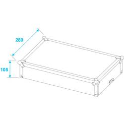 Roadinger Mixer Case 30111570 case (kufr) (d x š x v) 300 x 560 x 260 mm