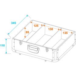 Roadinger CD-Case ALU 30122056 Box na CD (d x š x v) 190 x 450 x 400 mm