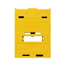 Accessories, Clamping yoke for busbar, Rated cross-section: Clamping yoke, PA, green / yellow, Busbar ZB 4G GN/GE 0322160000 Weidmüller 50 ks