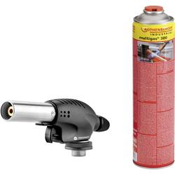 TOOLCRAFT pájecí lampa 1500 °C vč. plynové láhve