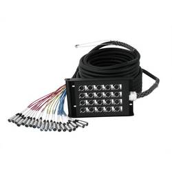 Omnitronic XLR/XLR multicore kabel 30 m počet vstupů:16 x Počet výstupů:4 x