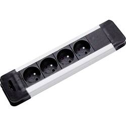 Bachmann 19.07.1144 Zásuvková lišta šedá, černá DE schuko zástrčka/zásuvky 1 ks