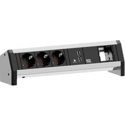 Bachmann 902.0253 Napájecí lišta bez kabelů černá, hliník Wieland zástrčka 1 ks