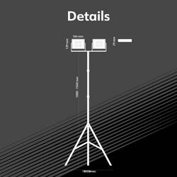 Müller-Licht Boston LED stavební reflektor 30 W, 30 W 3380 lm neutrální bílá 21600058
