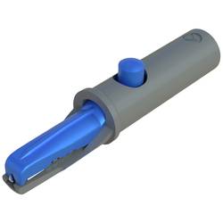 Hirschmann Test & Measurement AK 10 krokosvorka modrá Upínací rozsah max.: 6 mm Délka: 53 mm 1 ks