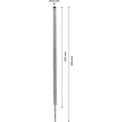Bosch Accessories EXPERT SDS plus-7X 2608900144 příklepový vrták 1 ks 20 mm Celková délka 600 mm SDS plus 1 ks