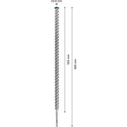 Bosch Accessories EXPERT SDS plus-7X 2608900148 příklepový vrták 1 ks 22 mm Celková délka 600 mm SDS plus 1 ks
