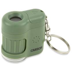 Carson Optical Carson MICROMINI 20X, Digitales Mikroskop, 20x, Grün, Silber, LED, 23 mm, 38 mm kapesní mikroskop 20 x