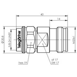 Telegärtner 100024210 100024210 N adaptér N zástrčka - 4.3-10 zásuvka 1 ks